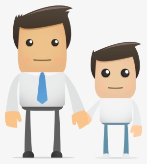 Cartoon Dad And Son #427465