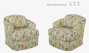 9903 Swivel Barrel Chair - Club Chair #427573