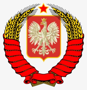 Soviet States Of Polish Socialists Coat Of Arms - Socialist Poland Coat Of Arms #428368