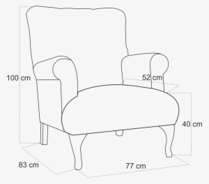 King Armchair - Wing Chair #428391