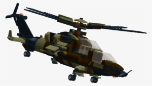 Original Lego Creation By Independent Designer - Attack Helicopter Png #428700