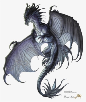 Dragon Drawing -watermark Smaller - Dragon #428994