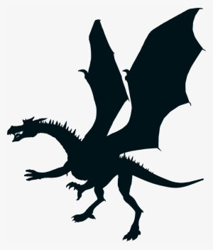 This Free Icons Png Design Of Green Dragon Silhouette #429329
