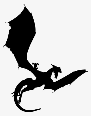 This Free Icons Png Design Of Dragon Attacking Silhouette #429384