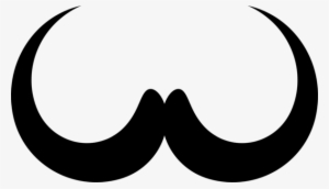Handlebar Moustache Silhouette Beard Hairstyle - Mustache Silhouette #429826