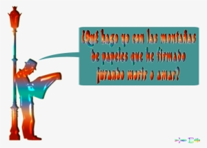 Frase Fondo Transparente - Silueta De Un Farol #4200394