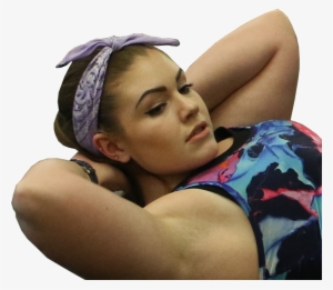 Woman Doing Crunches At The Gym - Girl #4201417