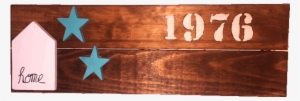 Cartel De Madera 1976 Home - Plywood #4201820