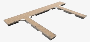 Unideck Timber Dock - Concrete Bridge #4201950