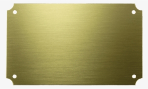 3″ X 5″ Bright Gold Brass - Brass #4202226