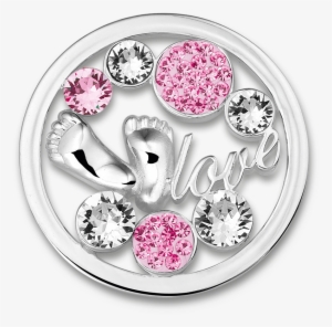 Babyfeet Light Pink Stainless Steel Open Disc With - Mi Moneda Sw-bab-41-l Babyfeet Baby Blue #4202249