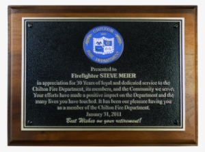 Commemorative Plaque #4202363