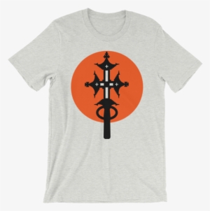 Black Cross Red Orange Circle Unisex T-shirt Ethiopian #4202606