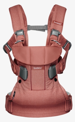 Babybjörn Baby Carrier One In Terra-cotta Pink Cotton - Baby Bjorn Baby Carrier One - Terracotta Pink Cotton #4202655