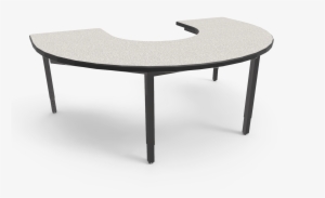 Horseshoe Lobo Table With Laminate Top Big Paw Adjustable - Lamination #4202833