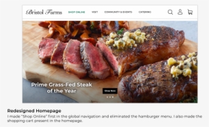 Redesigned Homepage - Flat Iron Steak #4203305