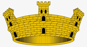 File - Corona Mural - Pueblo - Svg - Escudo Calafell #4203533