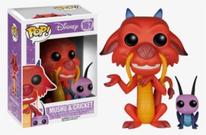 Mushu & Cricket Pop Vinyl Figure - Funko Pop Mushu And Cricket #4203851