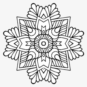 A Mosaic Mandala Coloring Page - Mosaico Para Colorir #4204149