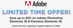 Adobe Elements 18 Spring Sale - Adobe Acrobat #4204174