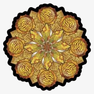 Illumination Mandala Mini Sticker - Music #4204356