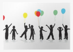 Silhouette Party Children #4205637