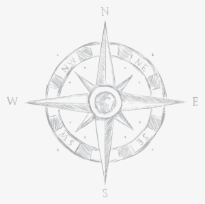 Compass - Compass Rose Drawing Easy #4205680