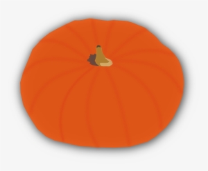 Drawing Of Big Orange Pumpkin - Pumpkin #4206408