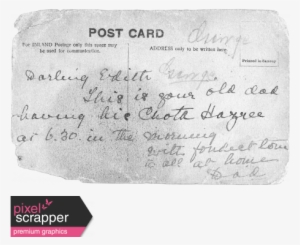 Postcard Template - Digital Scrapbooking #4206414