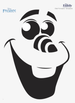 Disney Halloween Pumpkin Carving Template - Olaf Pumpkin Stencil #4206774