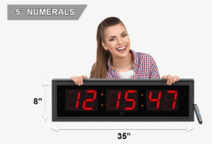 Extra Large 5″ Led - Clock #4207014