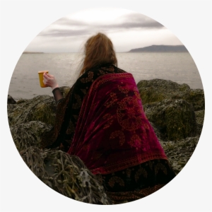 Seaside Cup Sitting Back 2 - Girl #4207086