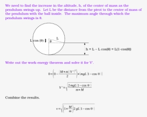 Mass Of Steel Ball = 50g Mass Of Pendulum = 150g D - Steel - Free ...