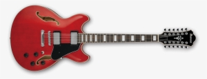 Ibanez Artcore As7312 12 String Transparent Cherry - Ibanez As73 Artcore 12-string Semi-hollow Electric #4207387