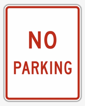 No Parking Here Sign #4207991