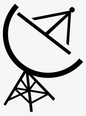 Vector Illustration Of Satellite Dish Parabolic Antenna #4208178