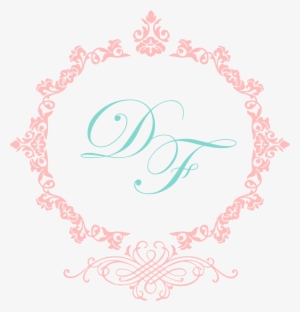 Monograma Png Rosa - Casamento Moldura Arabesco Redondo Png #4208328