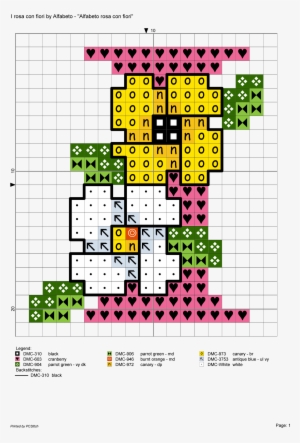 Alfabeto Rosa Con Fiori - Rose #4208798
