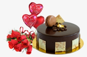 Cheer Chocolate Cake Flower Combo In Sharjah - Kitkat Cake Online Delivery #4209369