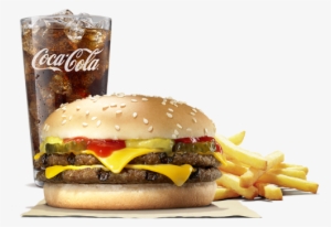 Bk Double Cheese Burger - Coca Cola #4209737