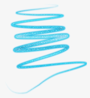 Sticker Ftestickers Glow Lines Light Png Light Blue - Glow Lines Png #4211073