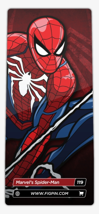 Spider-man - Spider Man Ps4 Figpin #4211385