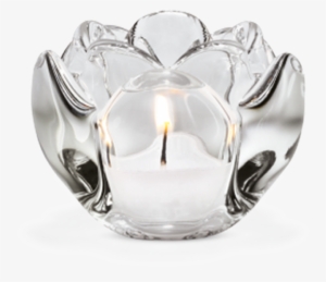 Lotus Tealight Holder Clear H6 5 Lotus - Holmegaard Lotus Tea Light Holder, Small #4212302