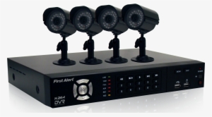 Quick Install Guide - First Alert Pro-dc8810-600 Wired H.264 8-channel 8-camera #4212844