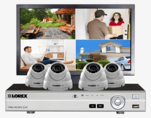 Hd 1080p Complete 4 Dome Camera Dvr Home Security System - Home Security Camera System #4213167 Hd 1080p Complete 4 Dome Camera Dvr Home Security System - Home Security Camera System #4213167