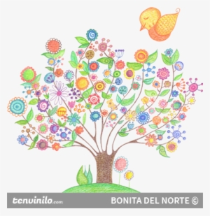 Free Vinilo Infantil Rbol Primavera With Vinilos Arbol - Dibujo De Arbol De Primavera #4213515