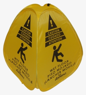 Four-sided - Continental Electric Wet Floor Safety Sign, 16in.h #4213947