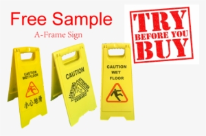 Caution Wet Floor Sign Pfsnm-700 - Reference #4214056