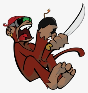 Monkey - Cartoon #4214244