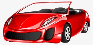 Elemento De Carro Esportivo Vermelho Dos Desenhos Animados - Car #4214548